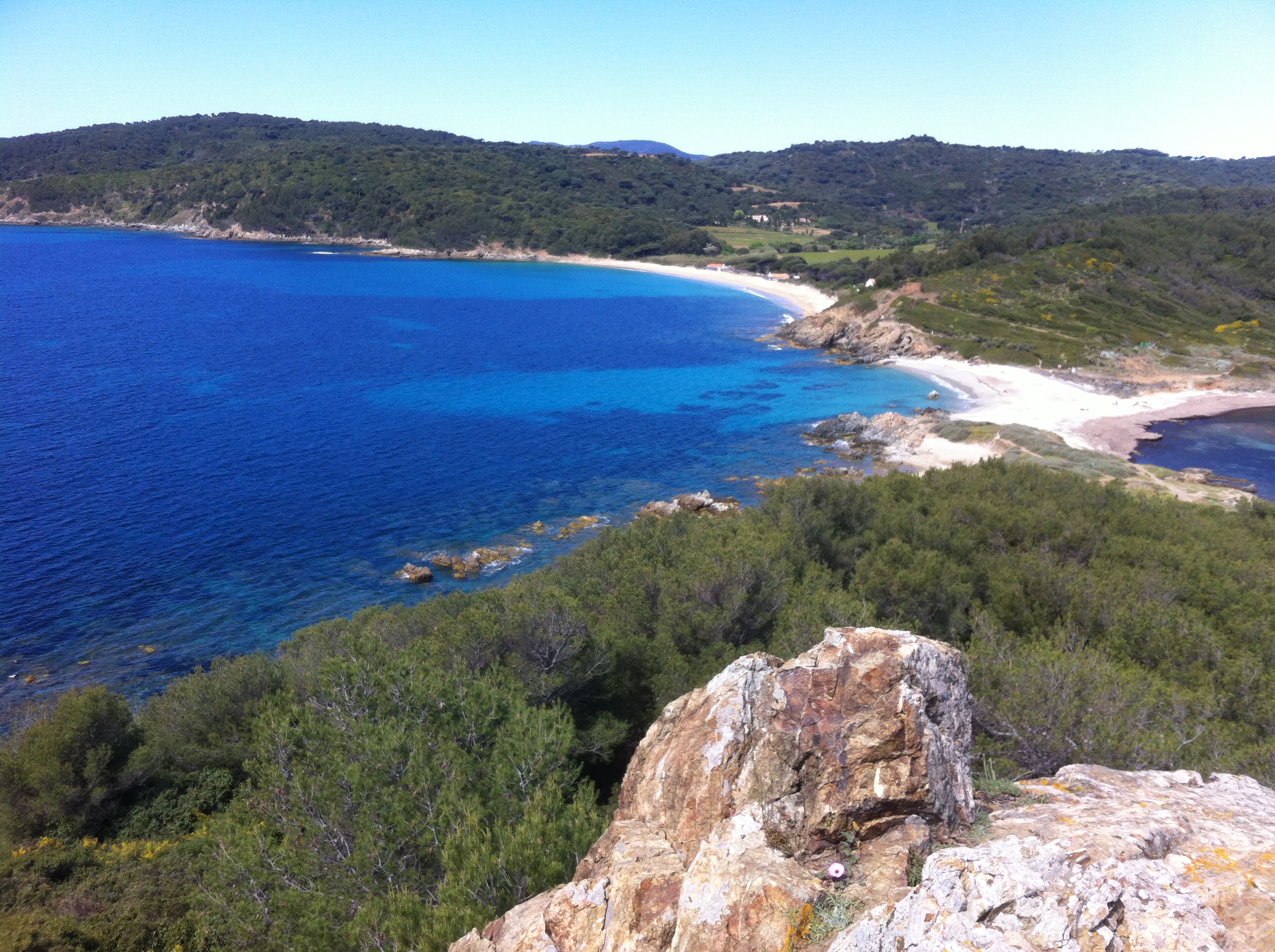 location Mobil Home particulier Toison d'Or a Ramatuelle
               plage Pampelonne Saint-Tropez: piscine